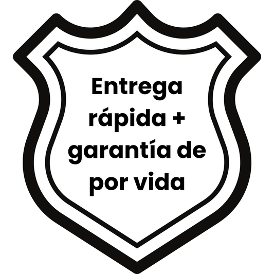 Entrega rápida + garantía de por vida